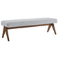 Lyra 63" Fabric Upholstered Bench by Modway | Benches | Modishstore - 28