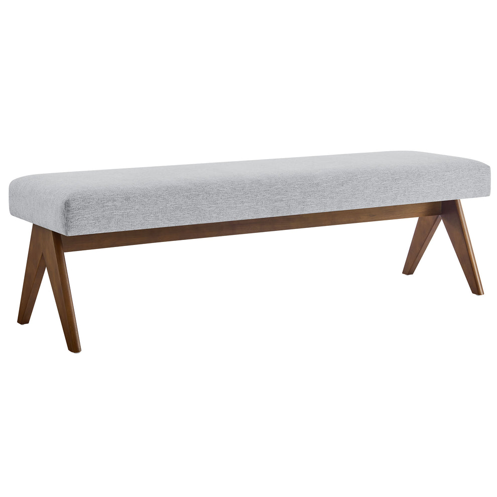 Lyra 63" Fabric Upholstered Bench by Modway | Benches | Modishstore - 28
