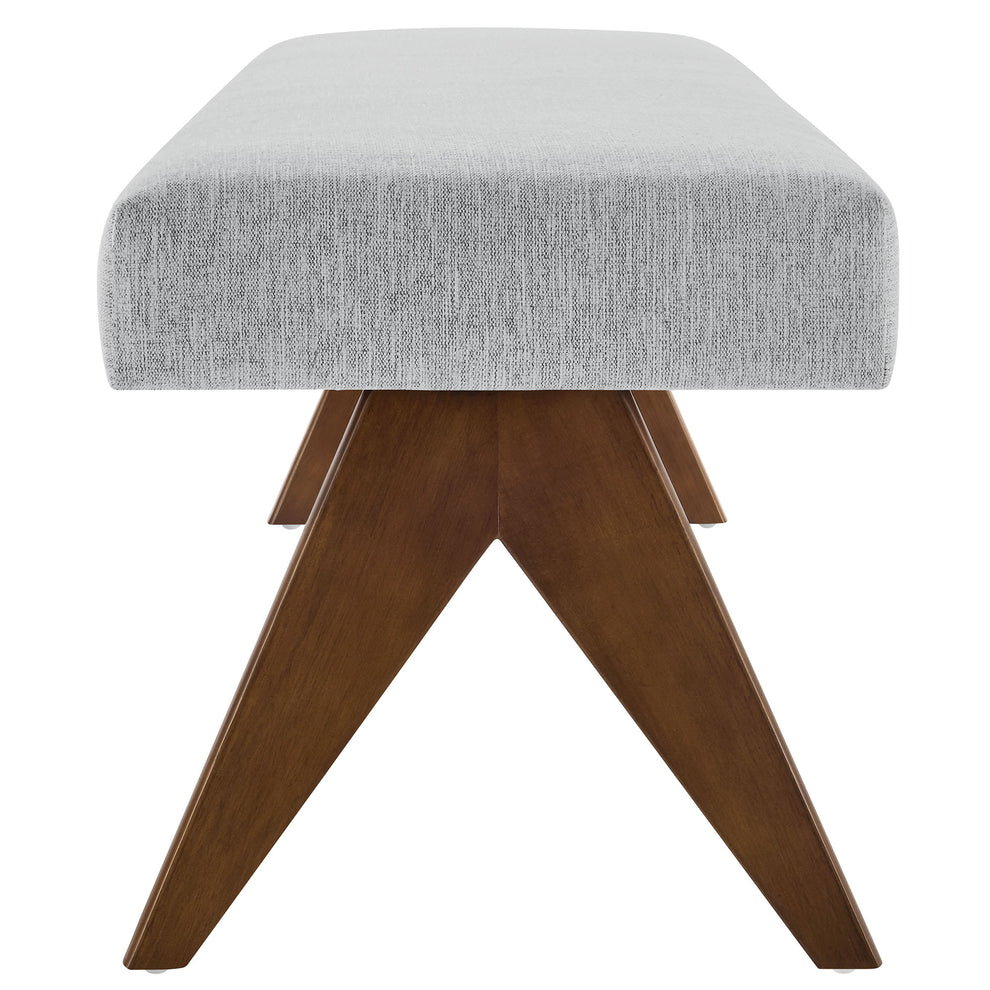 Lyra 63" Fabric Upholstered Bench by Modway | Benches | Modishstore - 29