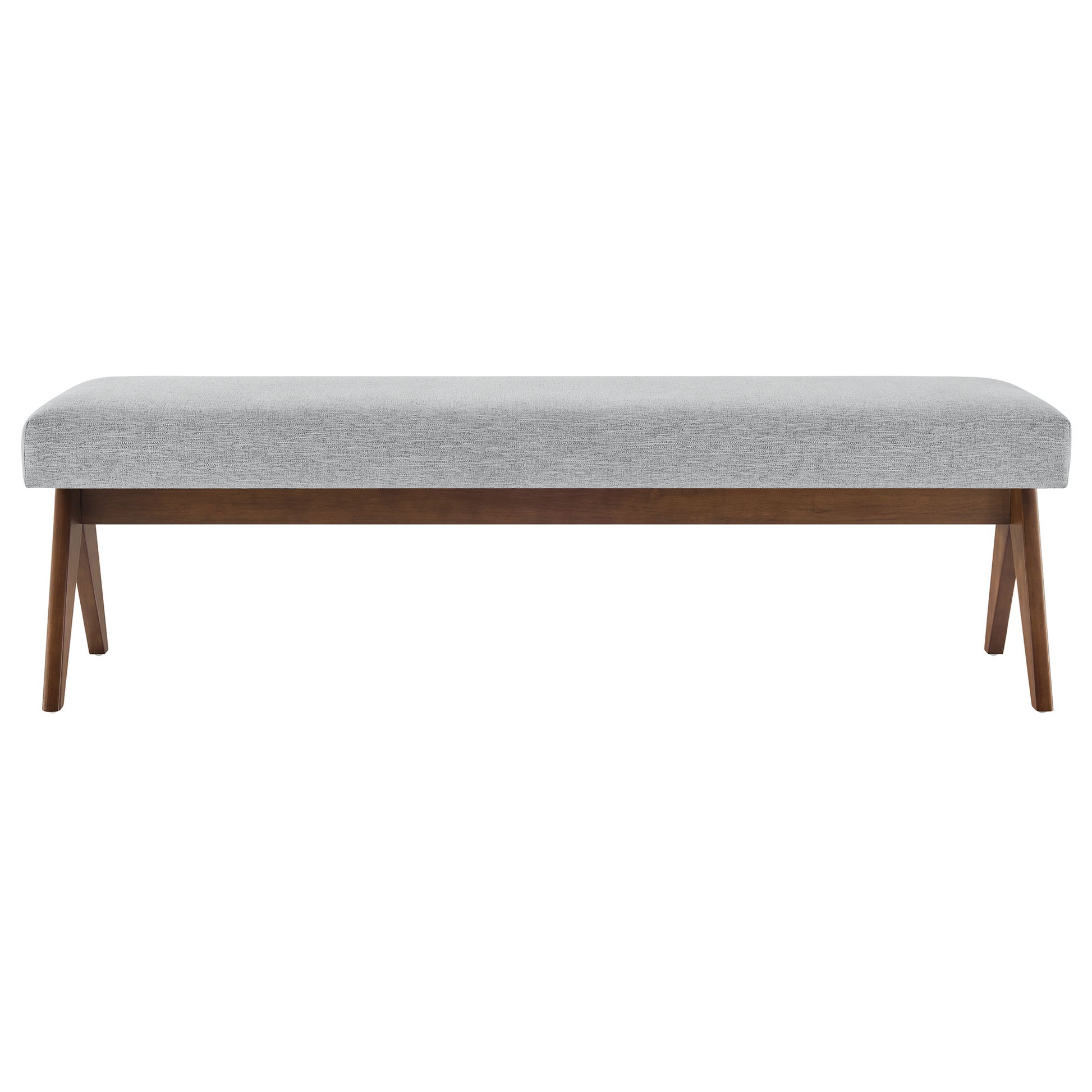 Lyra 63" Fabric Upholstered Bench by Modway | Benches | Modishstore - 30