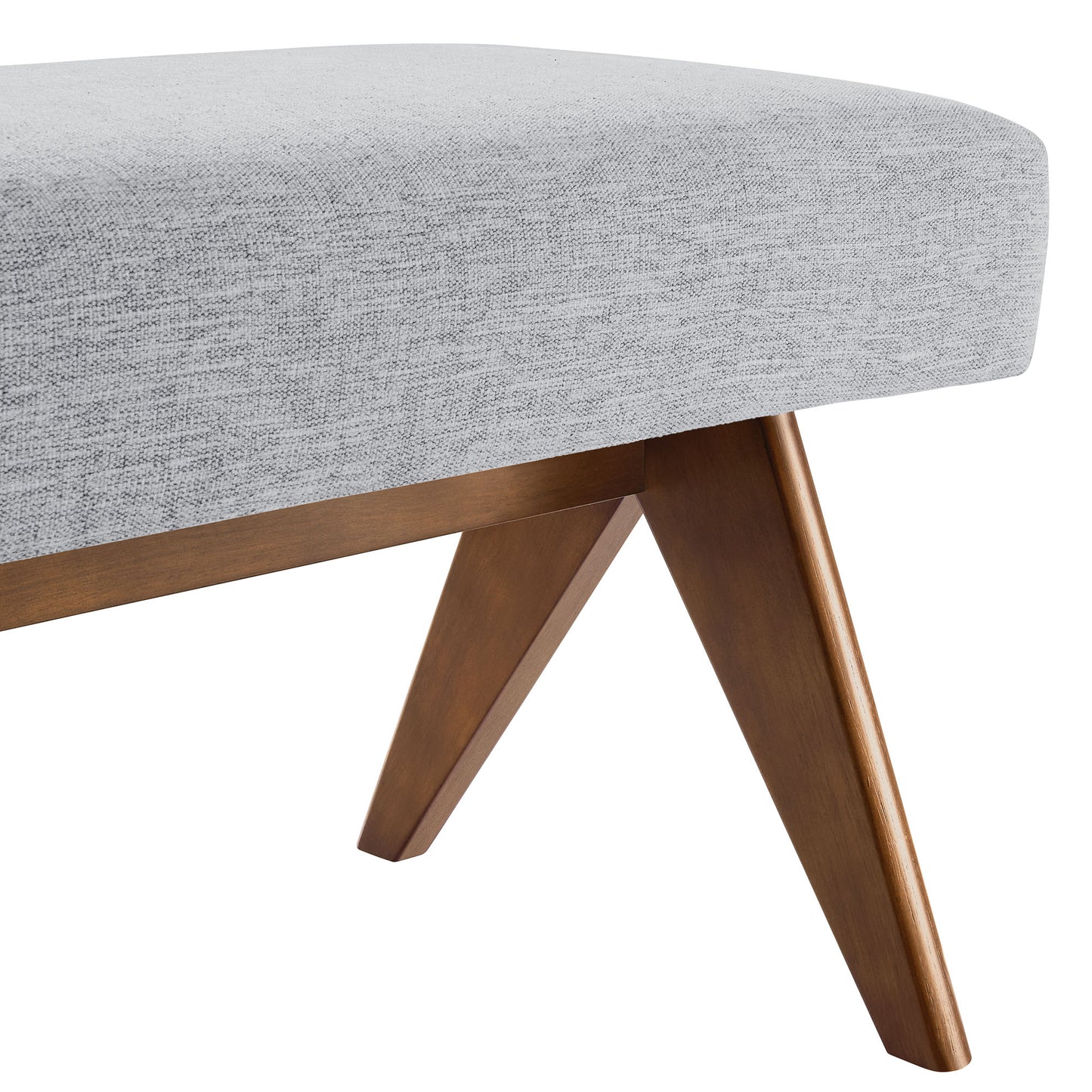 Lyra 63" Fabric Upholstered Bench by Modway | Benches | Modishstore - 31