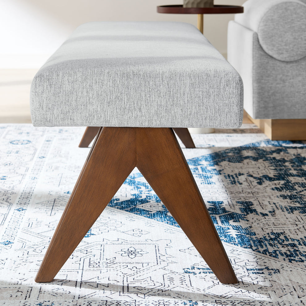 Lyra 63" Fabric Upholstered Bench by Modway | Benches | Modishstore - 32