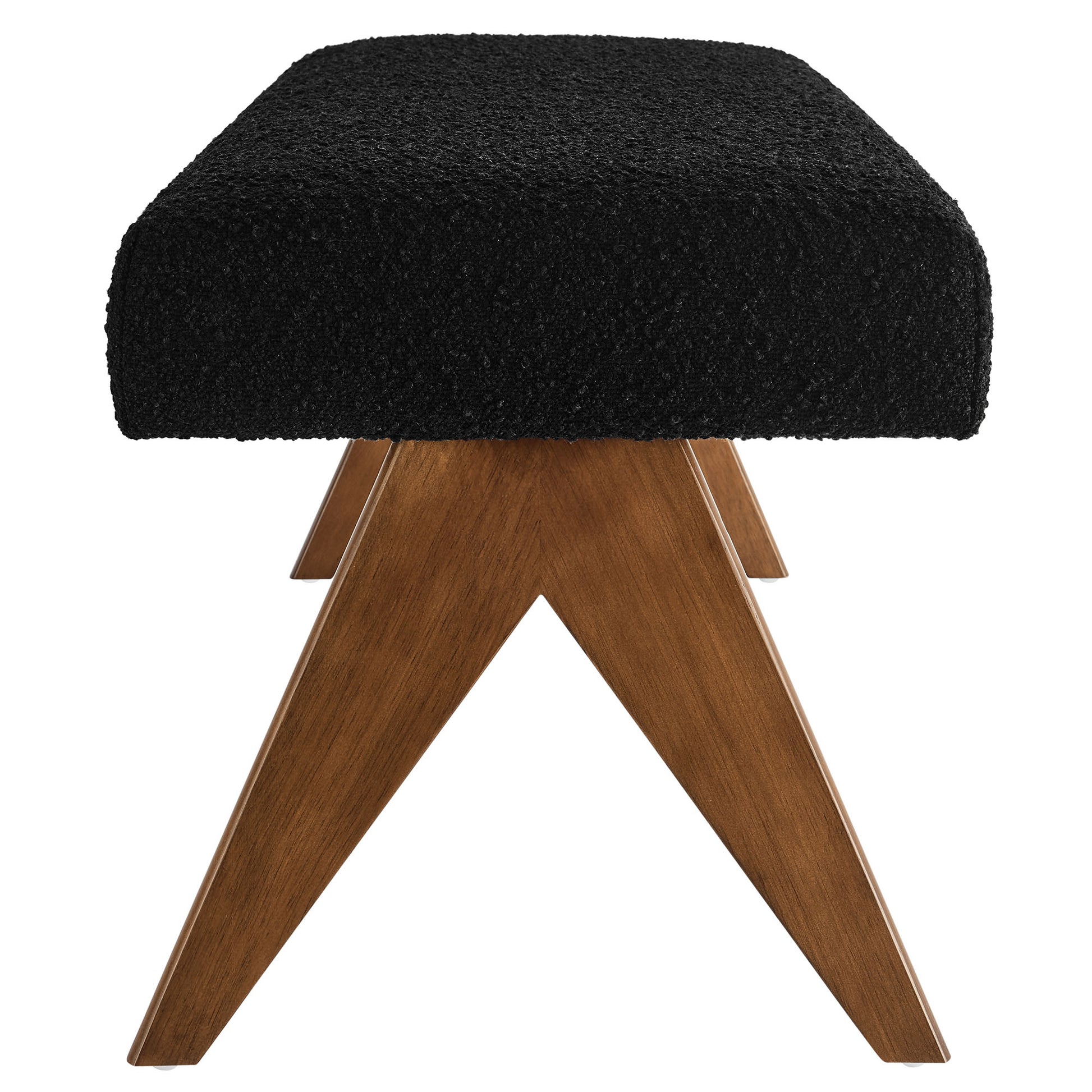 Lyra 63" Boucle Upholstered Bench by Modway | Benches | Modishstore - 3