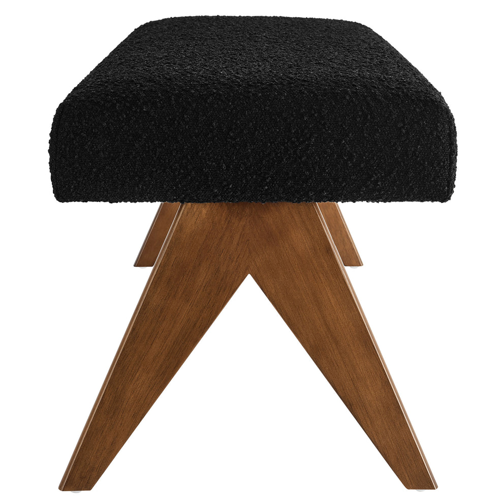 Lyra 63" Boucle Upholstered Bench by Modway | Benches | Modishstore - 3