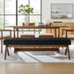 Lyra 63" Boucle Upholstered Bench by Modway | Benches | Modishstore - 7