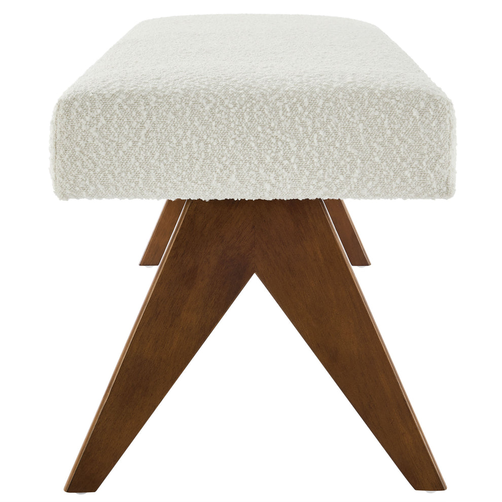 Lyra 63" Boucle Upholstered Bench by Modway | Benches | Modishstore - 11