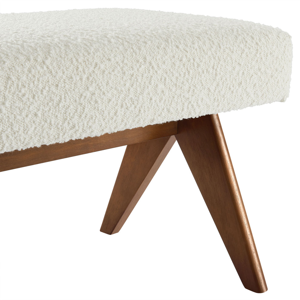 Lyra 63" Boucle Upholstered Bench by Modway | Benches | Modishstore - 13