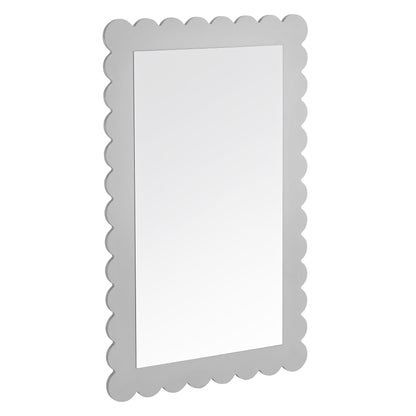 Emmeline Scalloped Rectangle Wall Mirror by Modway | Mirrors | Modishstore - 2
