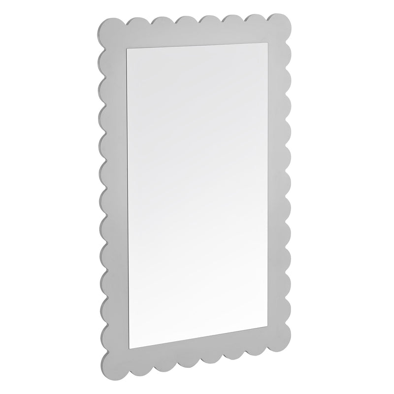 Emmeline Scalloped Rectangle Wall Mirror by Modway | Mirrors | Modishstore - 2
