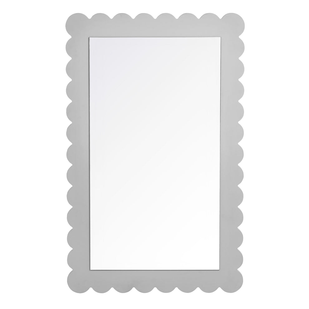 Emmeline Scalloped Rectangle Wall Mirror by Modway | Mirrors | Modishstore - 4