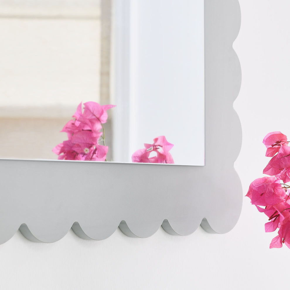 Emmeline Scalloped Rectangle Wall Mirror by Modway | Mirrors | Modishstore - 6
