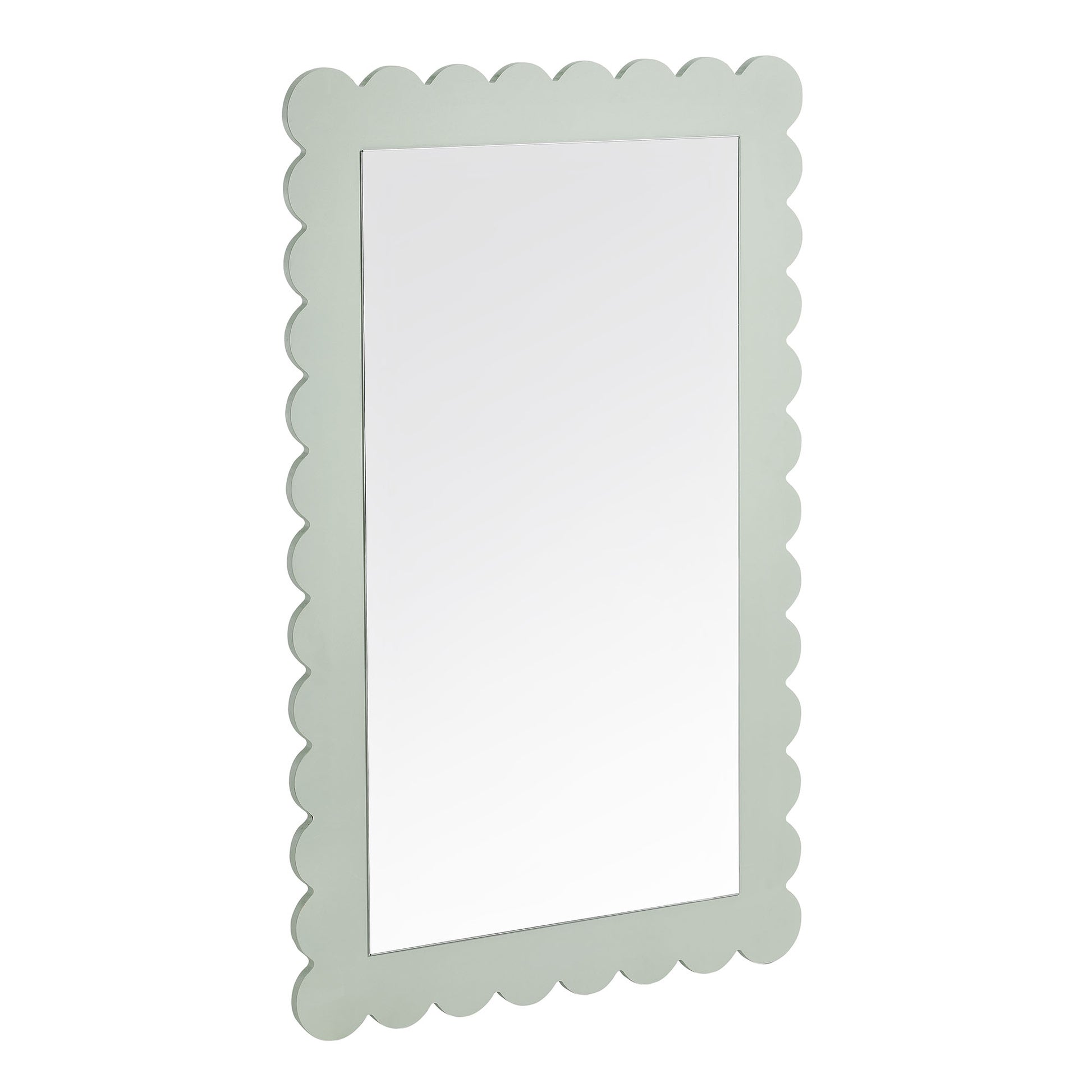 Emmeline Scalloped Rectangle Wall Mirror by Modway | Mirrors | Modishstore - 10