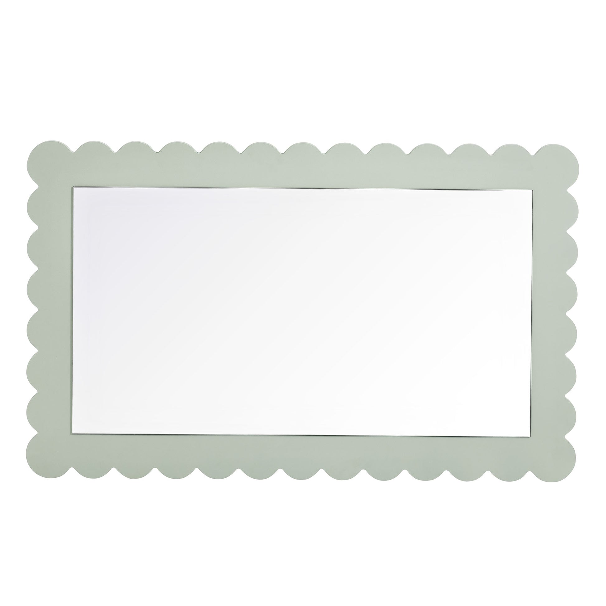 Emmeline Scalloped Rectangle Wall Mirror by Modway | Mirrors | Modishstore - 11