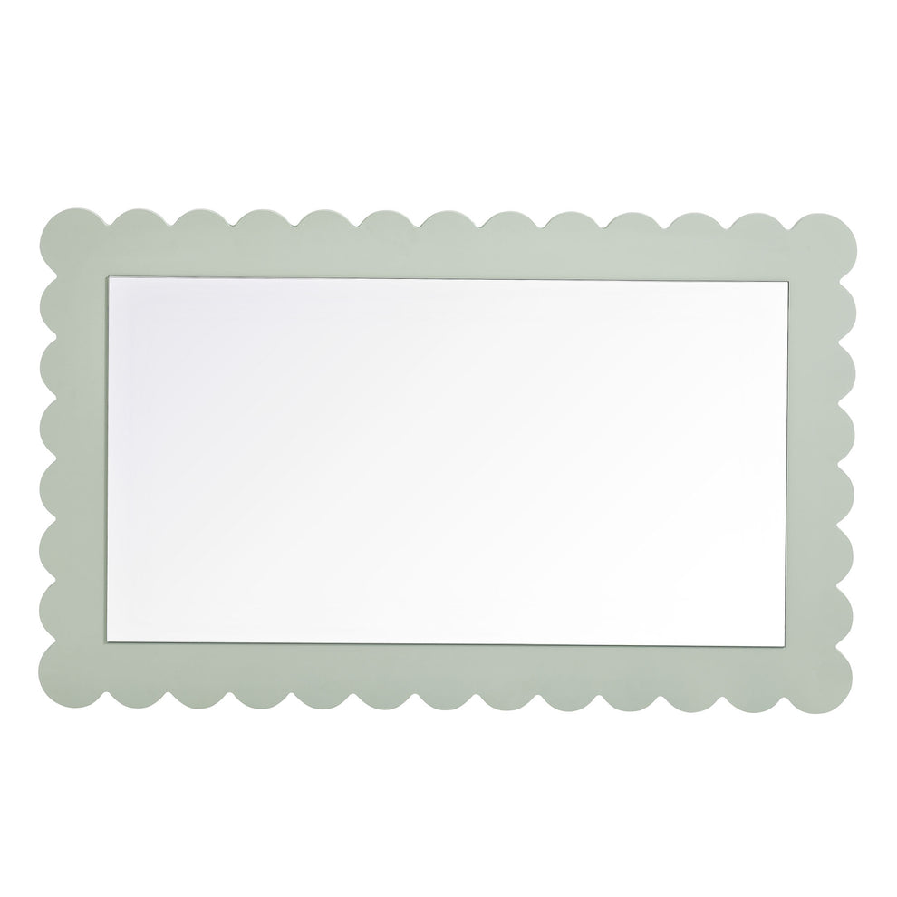 Emmeline Scalloped Rectangle Wall Mirror by Modway | Mirrors | Modishstore - 11