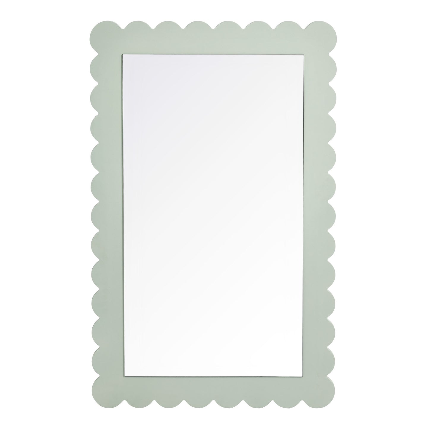 Emmeline Scalloped Rectangle Wall Mirror by Modway | Mirrors | Modishstore - 12