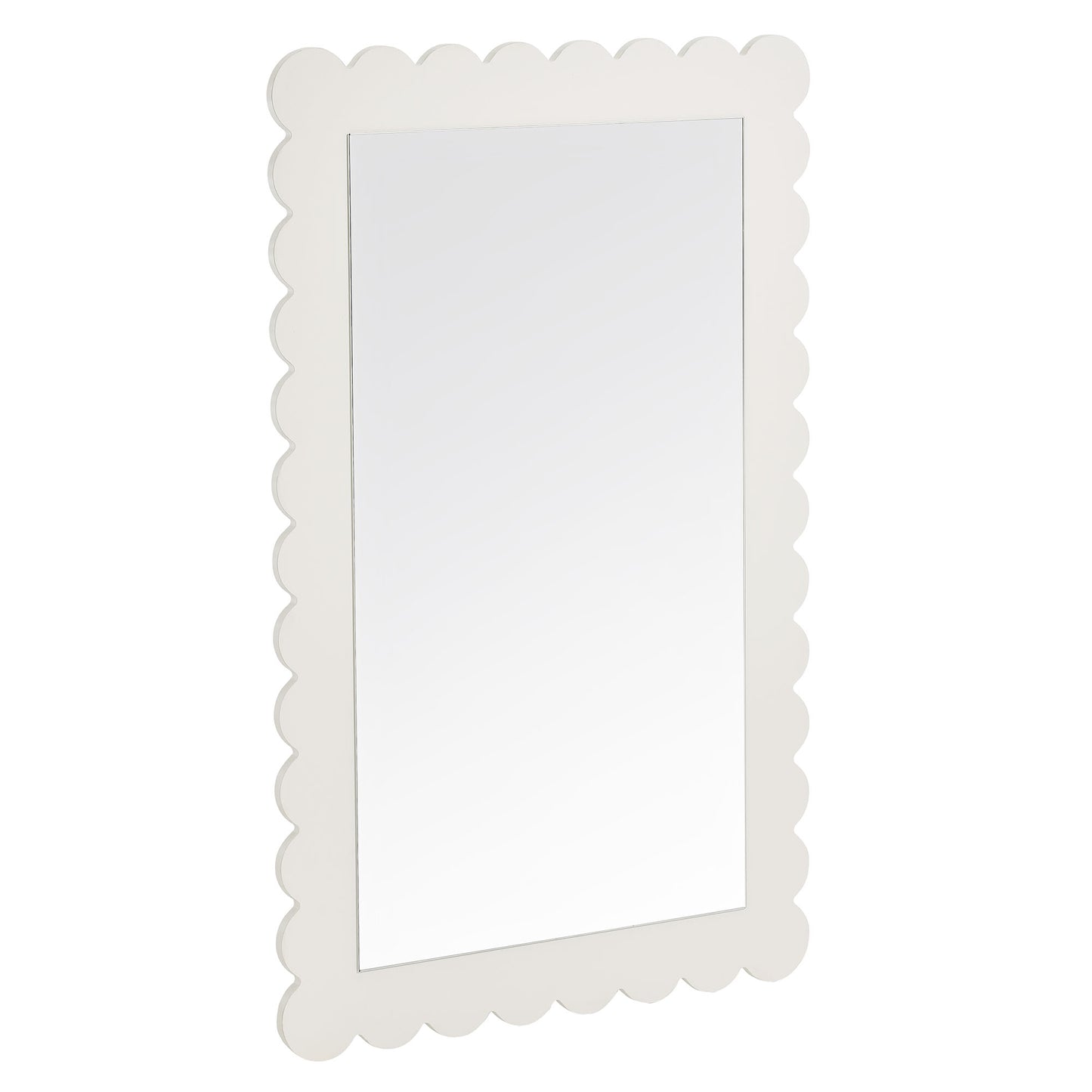 Emmeline Scalloped Rectangle Wall Mirror by Modway | Mirrors | Modishstore - 19