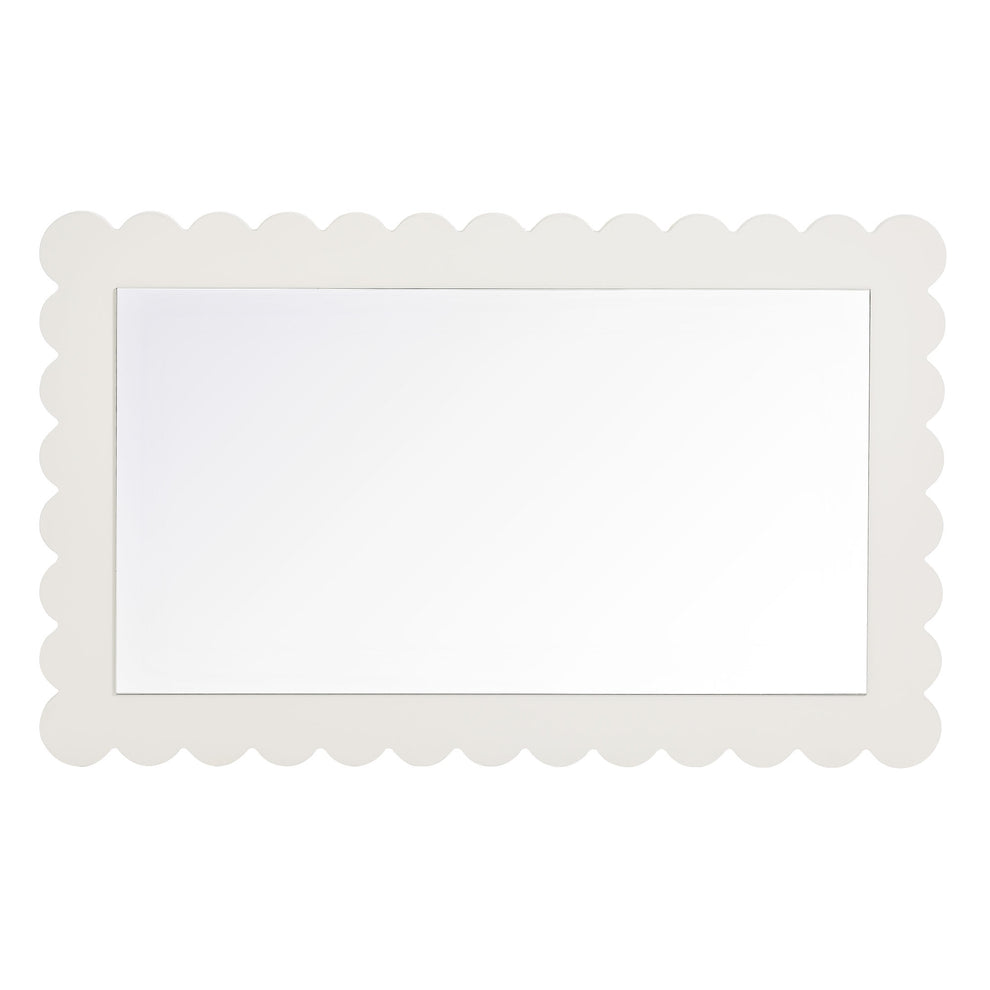 Emmeline Scalloped Rectangle Wall Mirror by Modway | Mirrors | Modishstore - 20