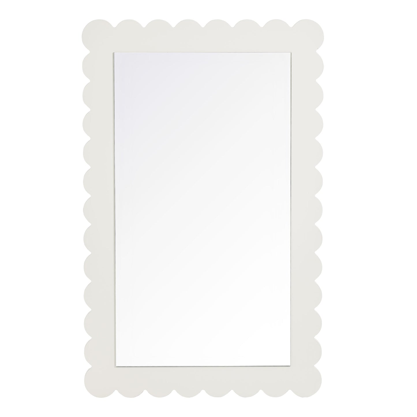 Emmeline Scalloped Rectangle Wall Mirror by Modway | Mirrors | Modishstore - 21