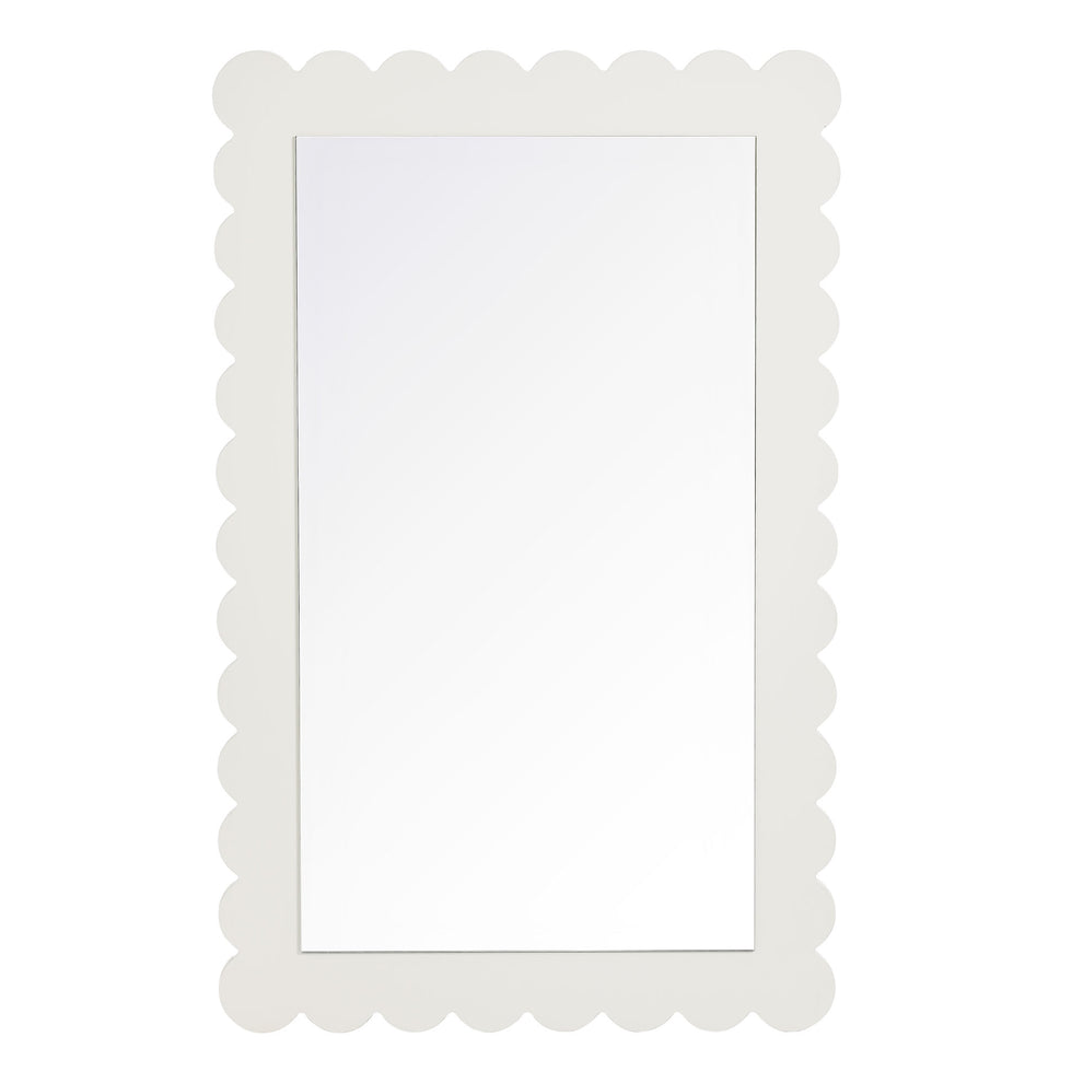 Emmeline Scalloped Rectangle Wall Mirror by Modway | Mirrors | Modishstore - 21