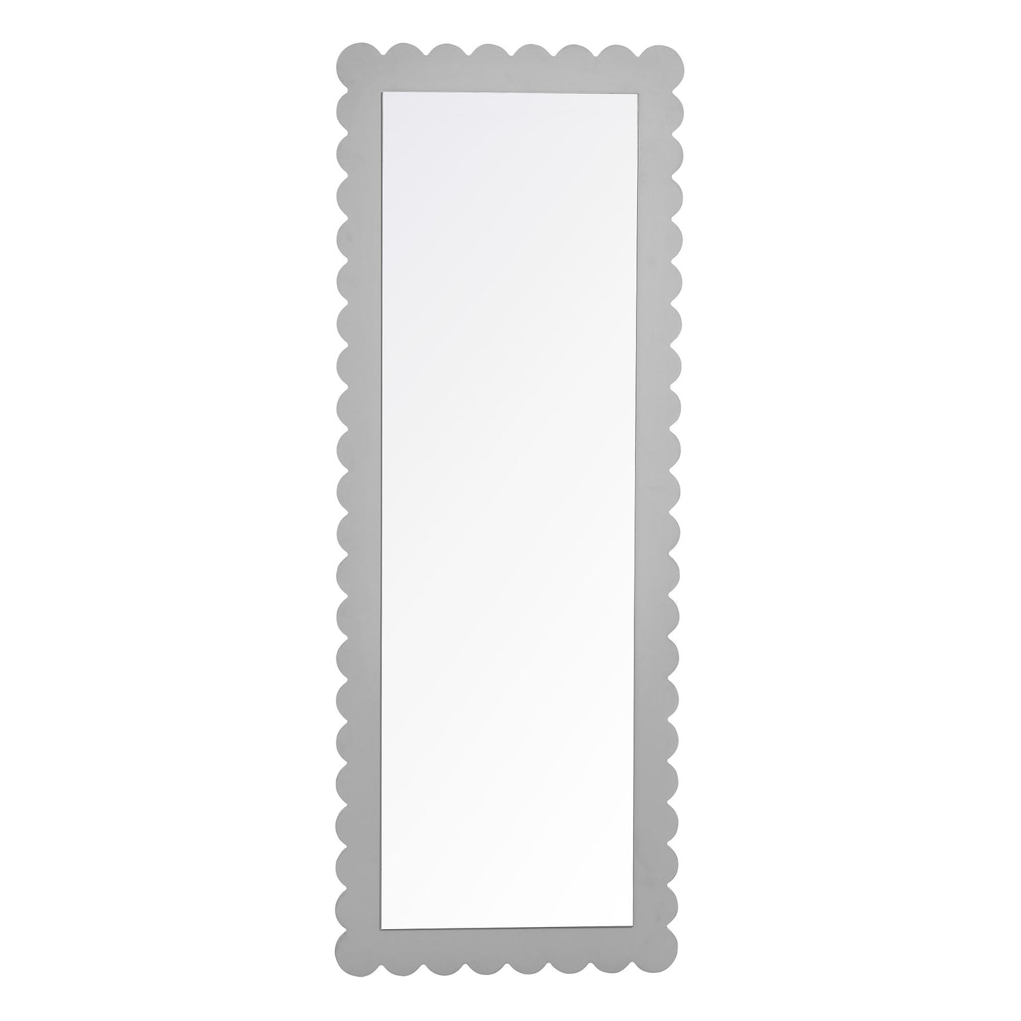 Emmeline Scalloped Rectangle Floor Mirror by Modway | Mirrors | Modishstore - 3
