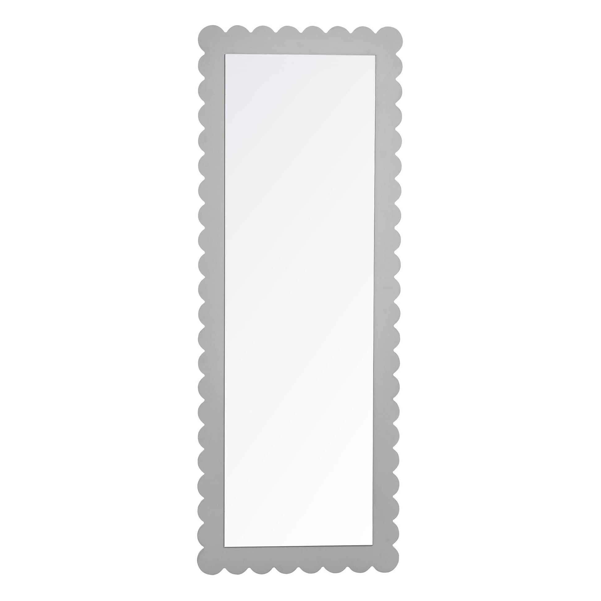 Emmeline Scalloped Rectangle Floor Mirror by Modway | Mirrors | Modishstore - 3