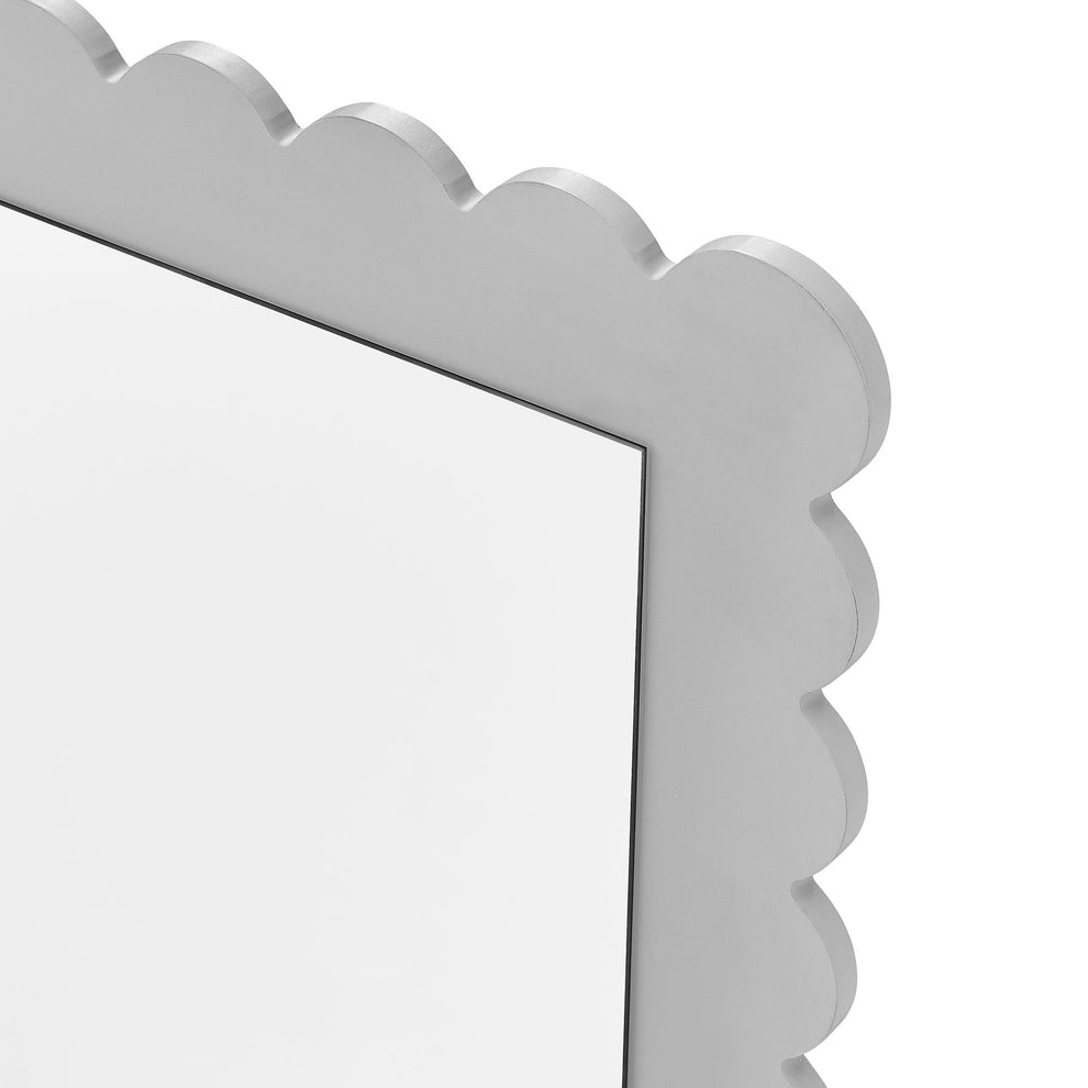 Emmeline Scalloped Rectangle Floor Mirror by Modway | Mirrors | Modishstore - 5