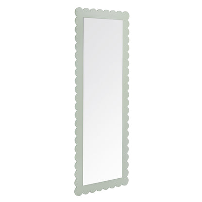 Emmeline Scalloped Rectangle Floor Mirror by Modway | Mirrors | Modishstore - 9