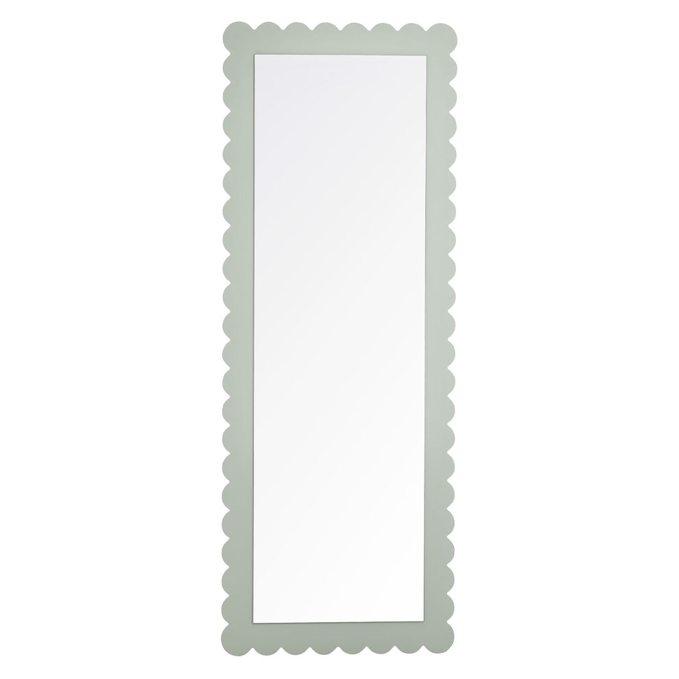 Emmeline Scalloped Rectangle Floor Mirror by Modway | Mirrors | Modishstore - 10