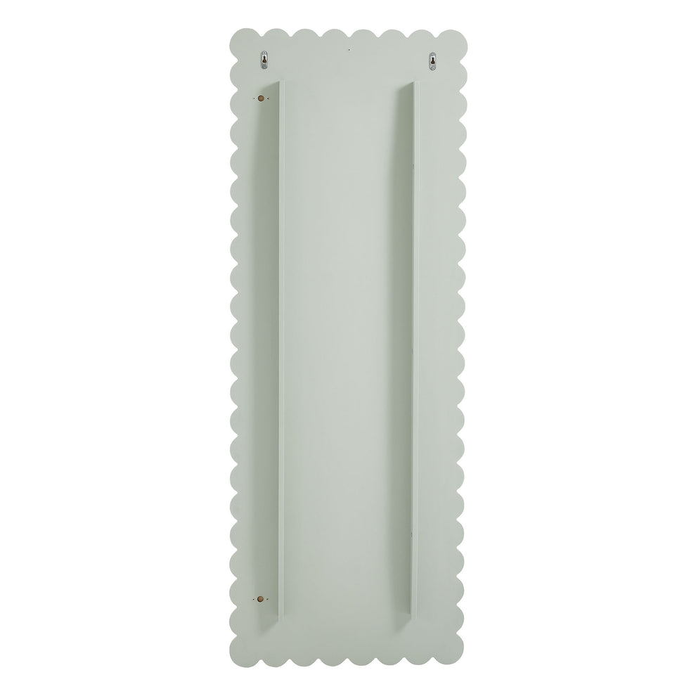 Emmeline Scalloped Rectangle Floor Mirror by Modway | Mirrors | Modishstore - 11