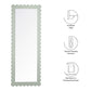 Emmeline Scalloped Rectangle Floor Mirror by Modway | Mirrors | Modishstore - 15