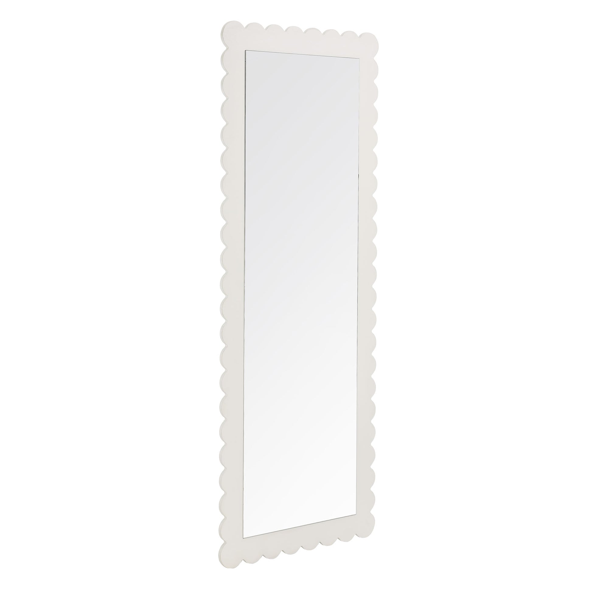 Emmeline Scalloped Rectangle Floor Mirror by Modway | Mirrors | Modishstore - 17