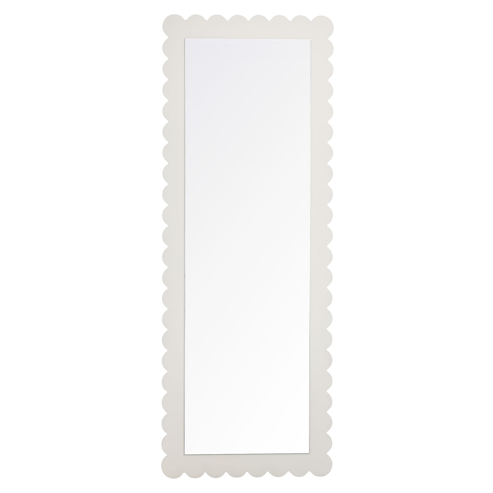Emmeline Scalloped Rectangle Floor Mirror by Modway | Mirrors | Modishstore - 18