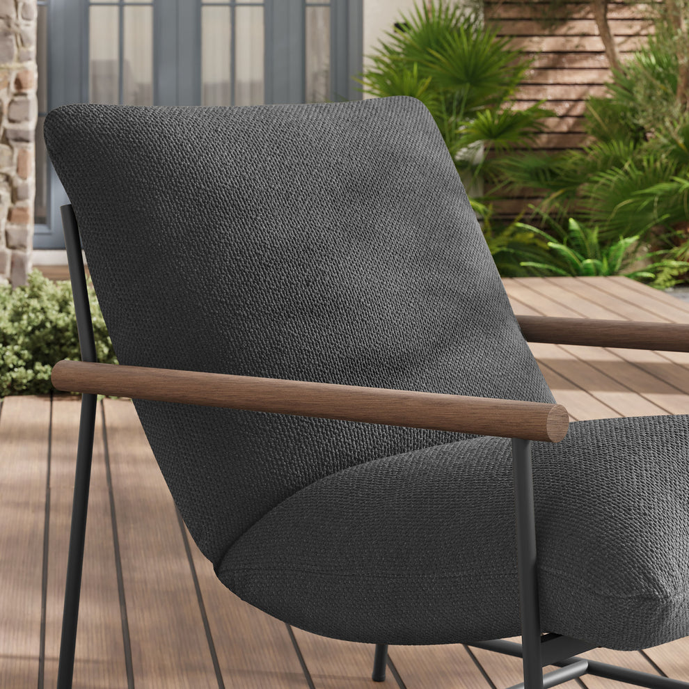 Raya Outdoor Patio Boucle Sling Lounge Chair by Modway | Lounge Chairs | Modishstore - 7