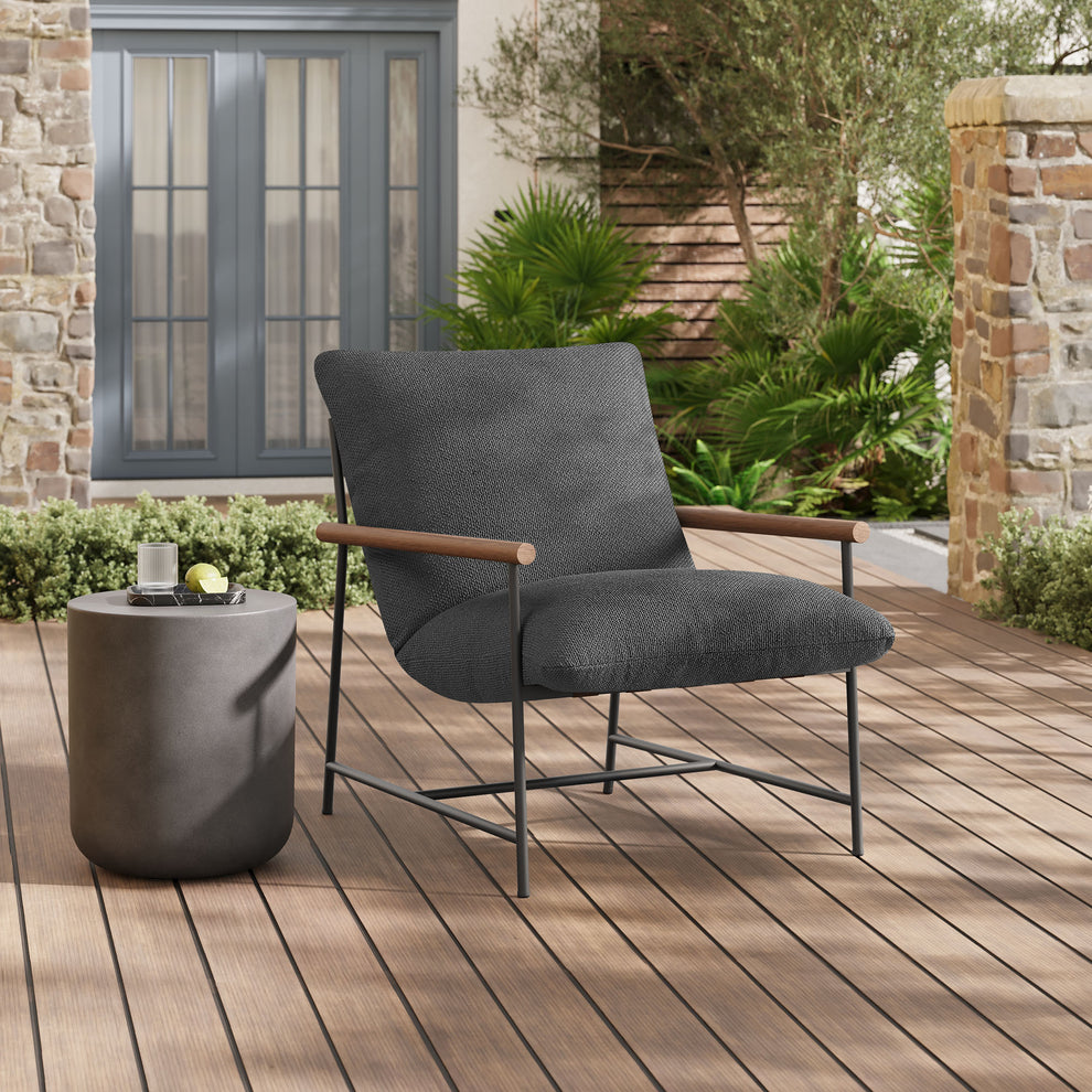 Raya Outdoor Patio Boucle Sling Lounge Chair by Modway | Lounge Chairs | Modishstore - 1