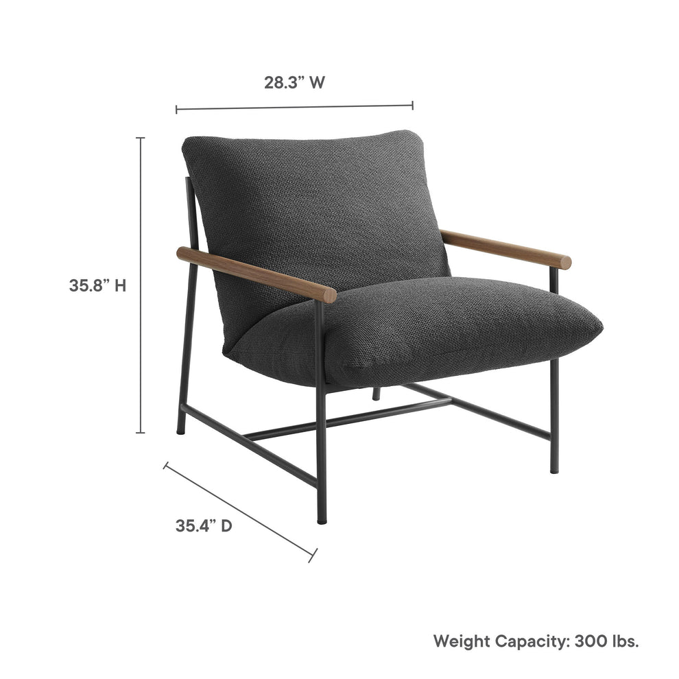 Raya Outdoor Patio Boucle Sling Lounge Chair by Modway | Lounge Chairs | Modishstore - 9