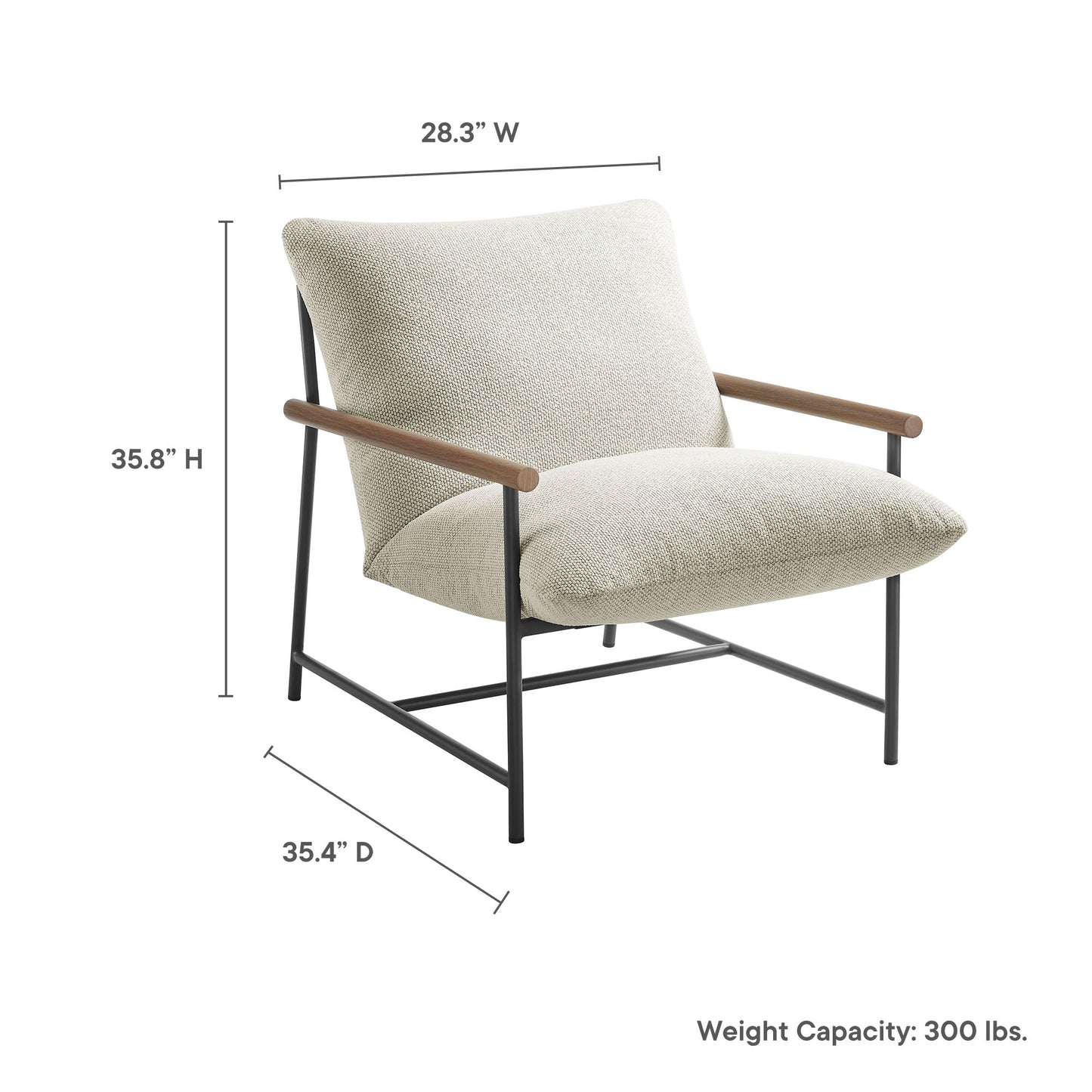 Raya Outdoor Patio Boucle Sling Lounge Chair by Modway | Lounge Chairs | Modishstore - 18