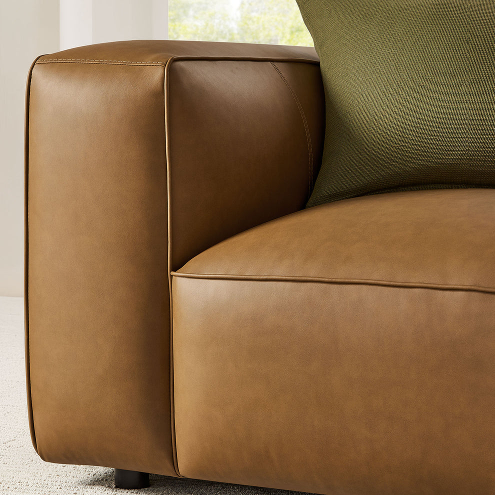 Auren Upholstered Vegan Leather Modular Armchair by Modway | Armchairs | Modishstore - 8