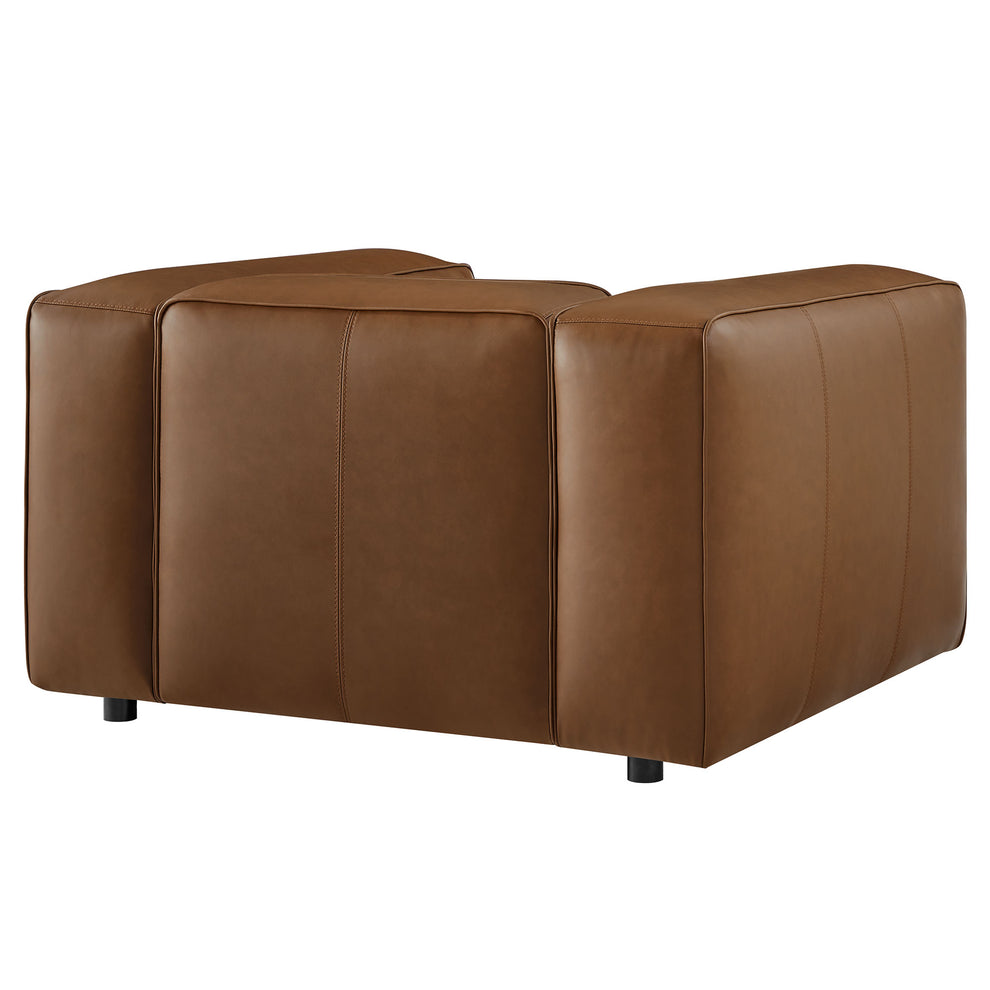 Auren Upholstered Vegan Leather Modular Armchair by Modway | Armchairs | Modishstore - 13