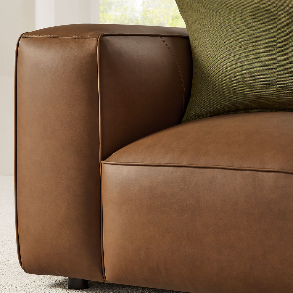 Auren Upholstered Vegan Leather Modular Armchair by Modway | Armchairs | Modishstore - 17