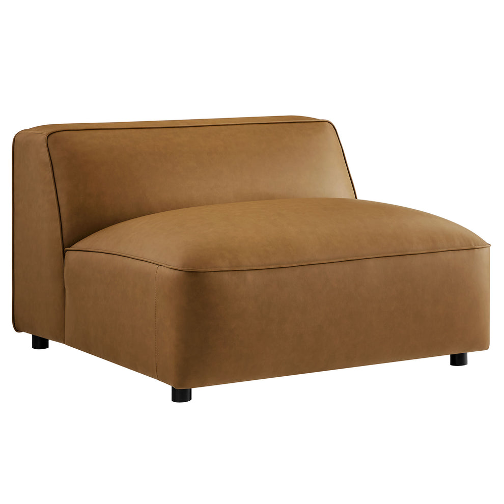 Auren Upholstered Vegan Leather Modular Armless Chair by Modway | Accent Chairs | Modishstore - 2