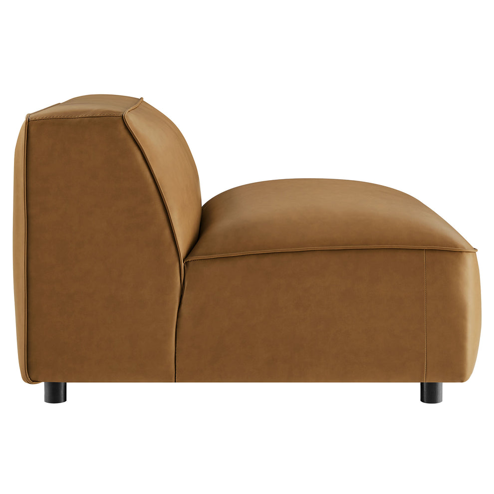 Auren Upholstered Vegan Leather Modular Armless Chair by Modway | Accent Chairs | Modishstore - 3