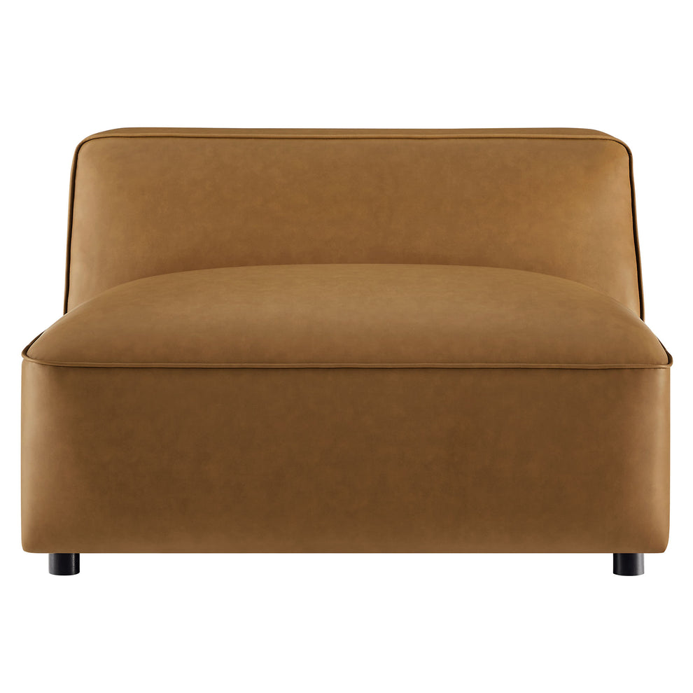 Auren Upholstered Vegan Leather Modular Armless Chair by Modway | Accent Chairs | Modishstore - 5