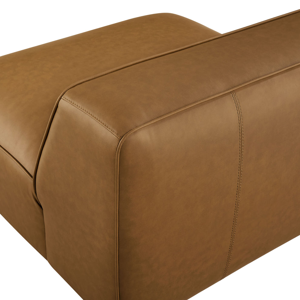 Auren Upholstered Vegan Leather Modular Armless Chair by Modway | Accent Chairs | Modishstore - 6