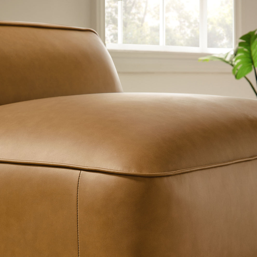 Auren Upholstered Vegan Leather Modular Armless Chair by Modway | Accent Chairs | Modishstore - 8