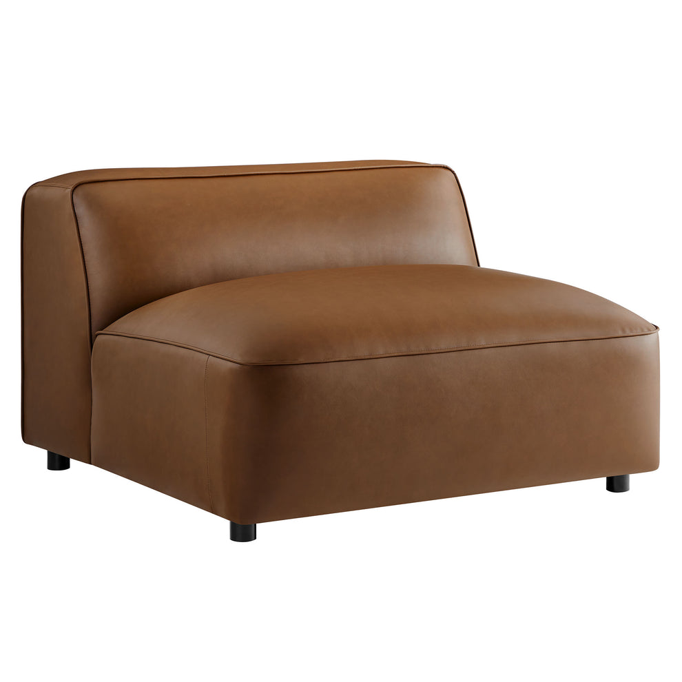 Auren Upholstered Vegan Leather Modular Armless Chair by Modway | Accent Chairs | Modishstore - 11