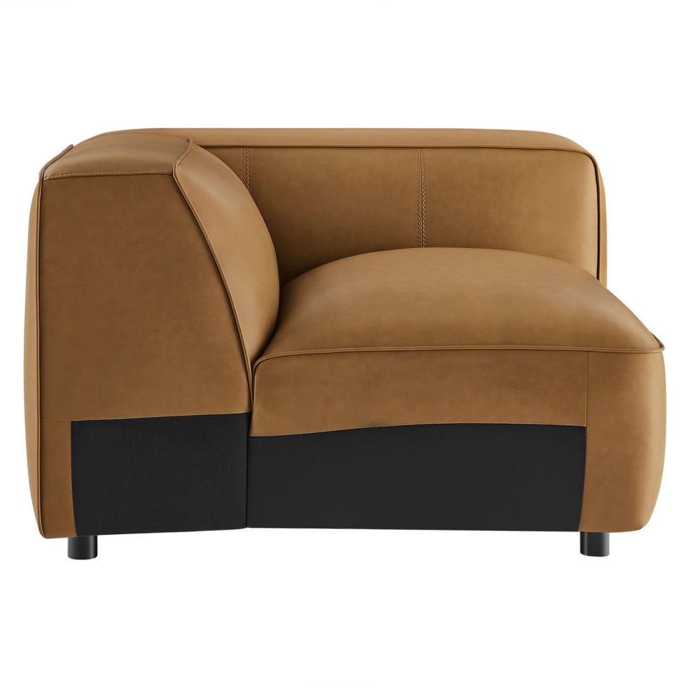 Auren Upholstered Vegan Leather Modular Right Armchair by Modway | Armchairs | Modishstore - 2