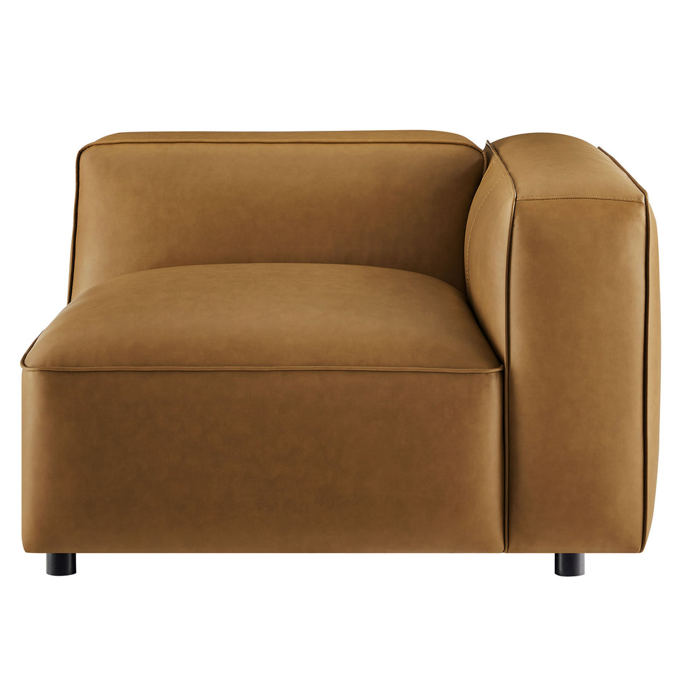 Auren Upholstered Vegan Leather Modular Right Armchair by Modway | Armchairs | Modishstore - 4