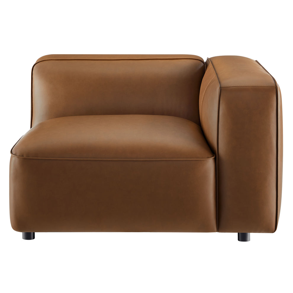 Auren Upholstered Vegan Leather Modular Right Armchair by Modway | Armchairs | Modishstore - 13