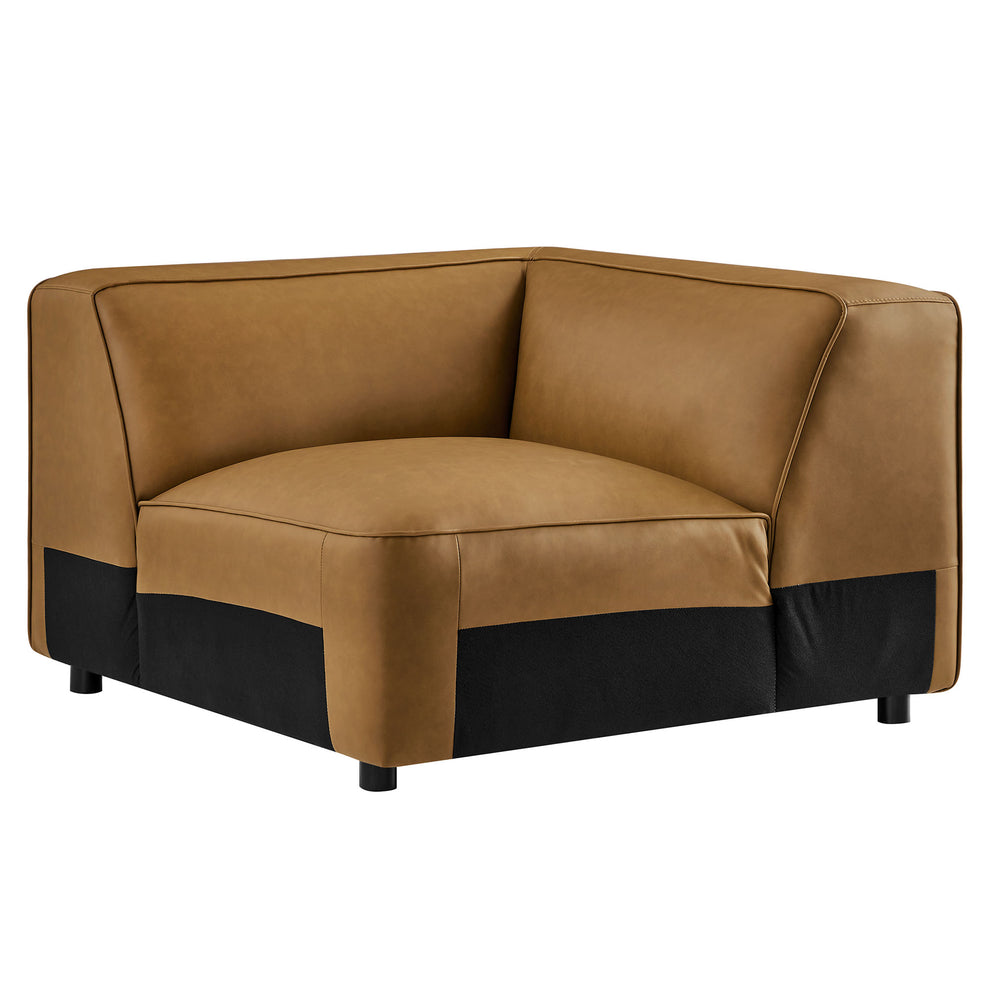 Auren Upholstered Vegan Leather Modular Corner Chair by Modway | Side Chairs | Modishstore - 2