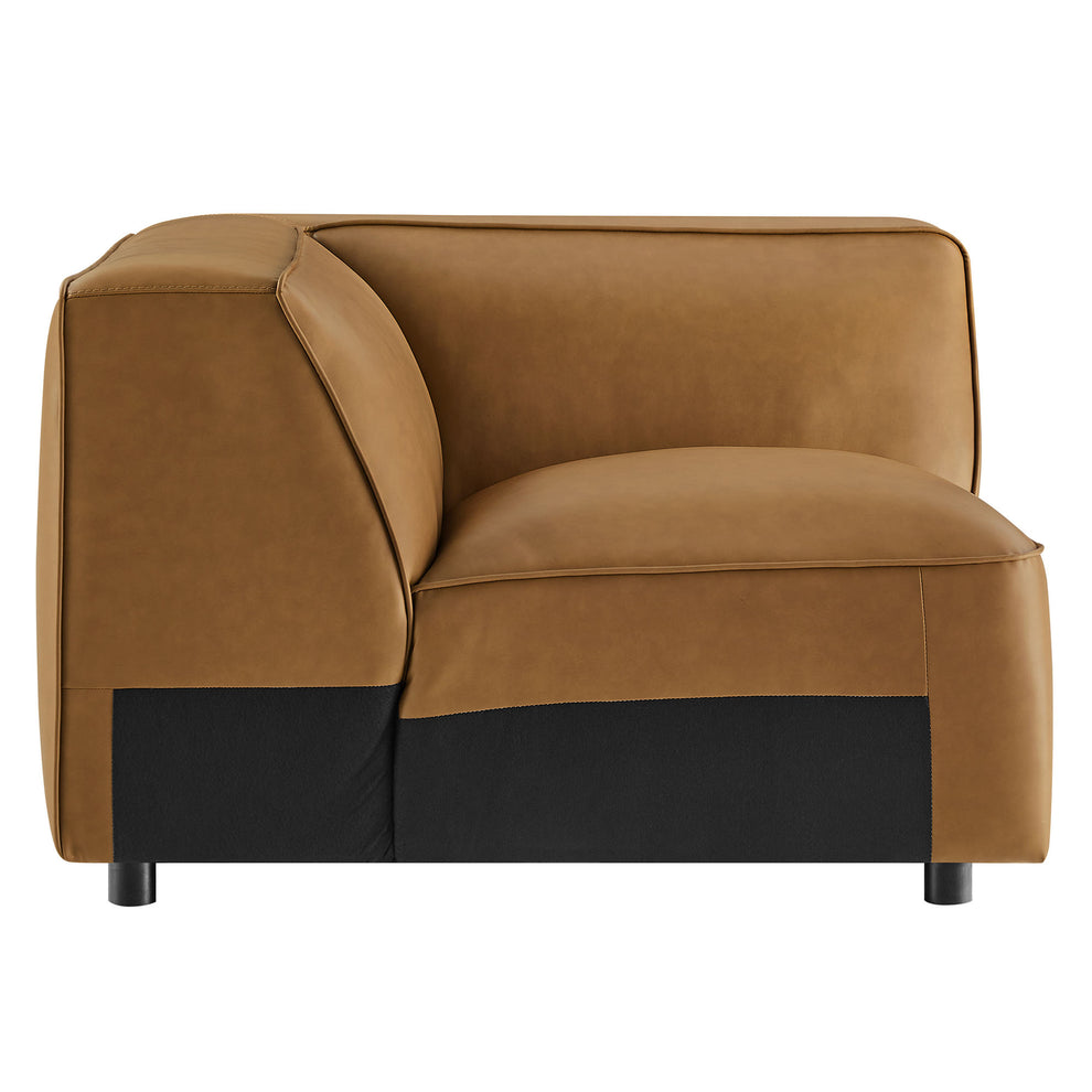Auren Upholstered Vegan Leather Modular Corner Chair by Modway | Side Chairs | Modishstore - 3
